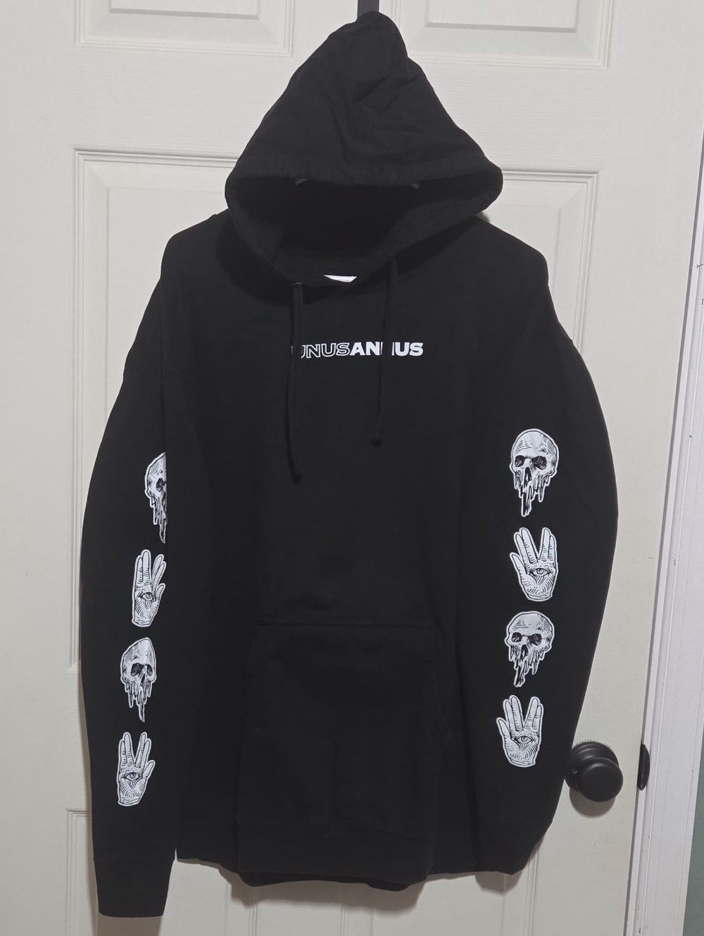 Authentic Limited Edition Unus Annus: Goddus Annus black hoodie, unisex XL